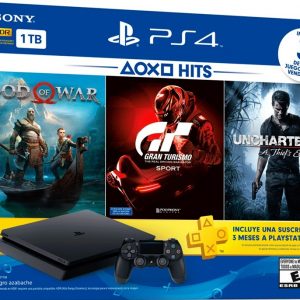 playstation 4 slim 1tb 3 juegos 3 meses ps plus