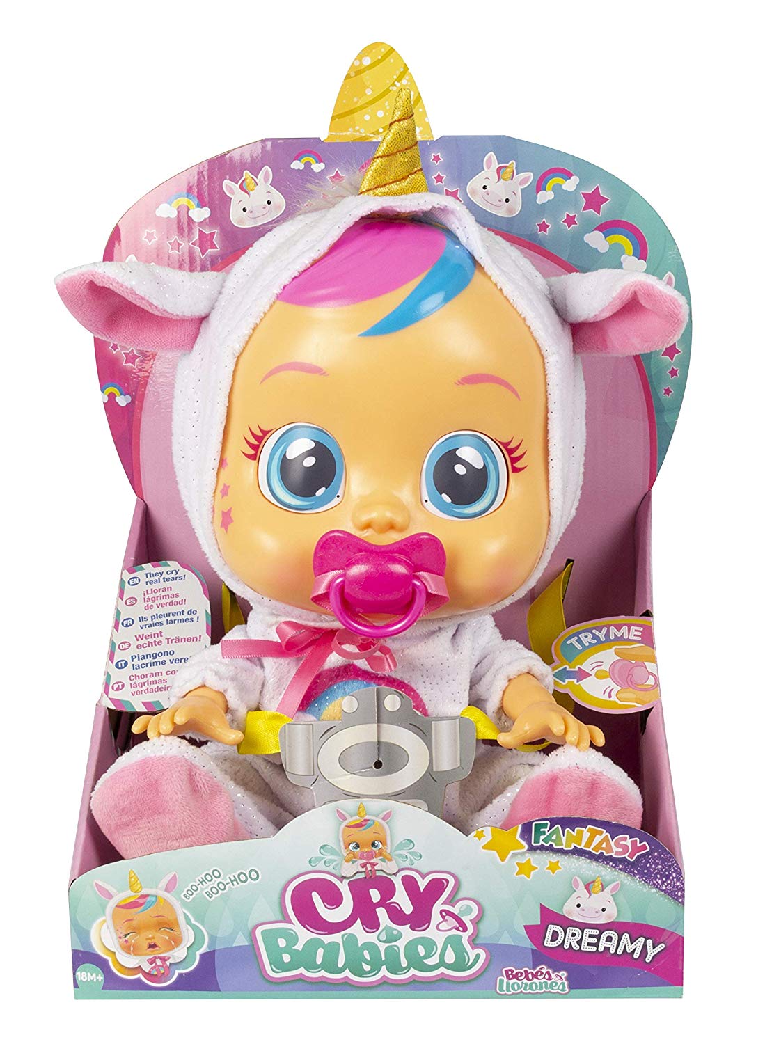 Cry Babies Unicornio Fantasy Bebes Llorones - Importados